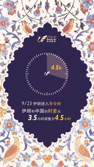 伊朗和中国的时差
